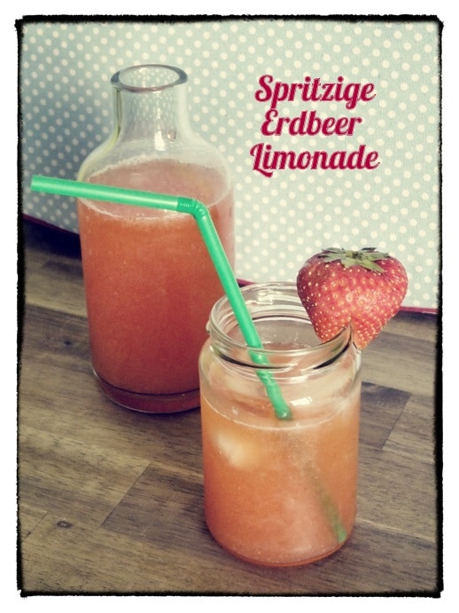 Strawberry Lemonade - Erdbeer Limonade {www.dasweissevomei.com}